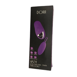 DORR - SPOT - 2-in-1 Vibrator – Purple, 6 Vibration Modes & Turbo Speed