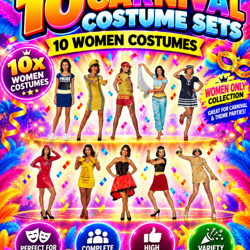 Kinky Role Play Female Mix Box 10 Model x 3 A - Various Size S / M / L - Total 30 Pcs IN Mix Box