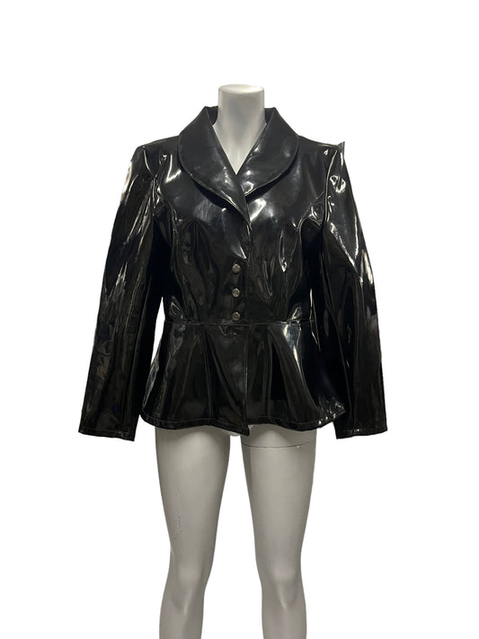 Fashion World - LL162 -  Elegant Black Coat