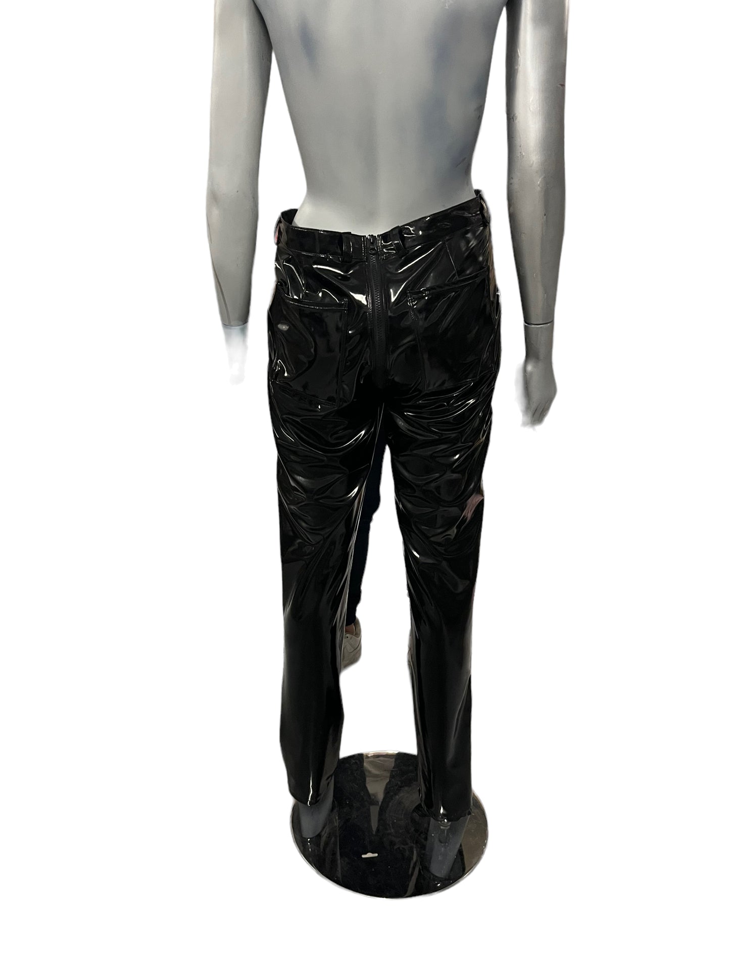 Fashion World - LL163 - Black Pants With Patterns