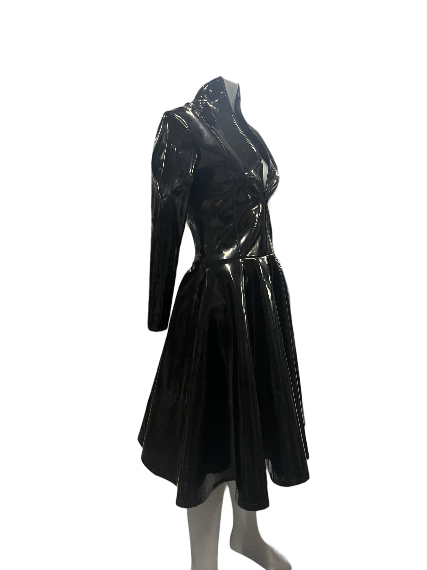 Fashion World - LL65 - Black Dress with Zipper - Size S