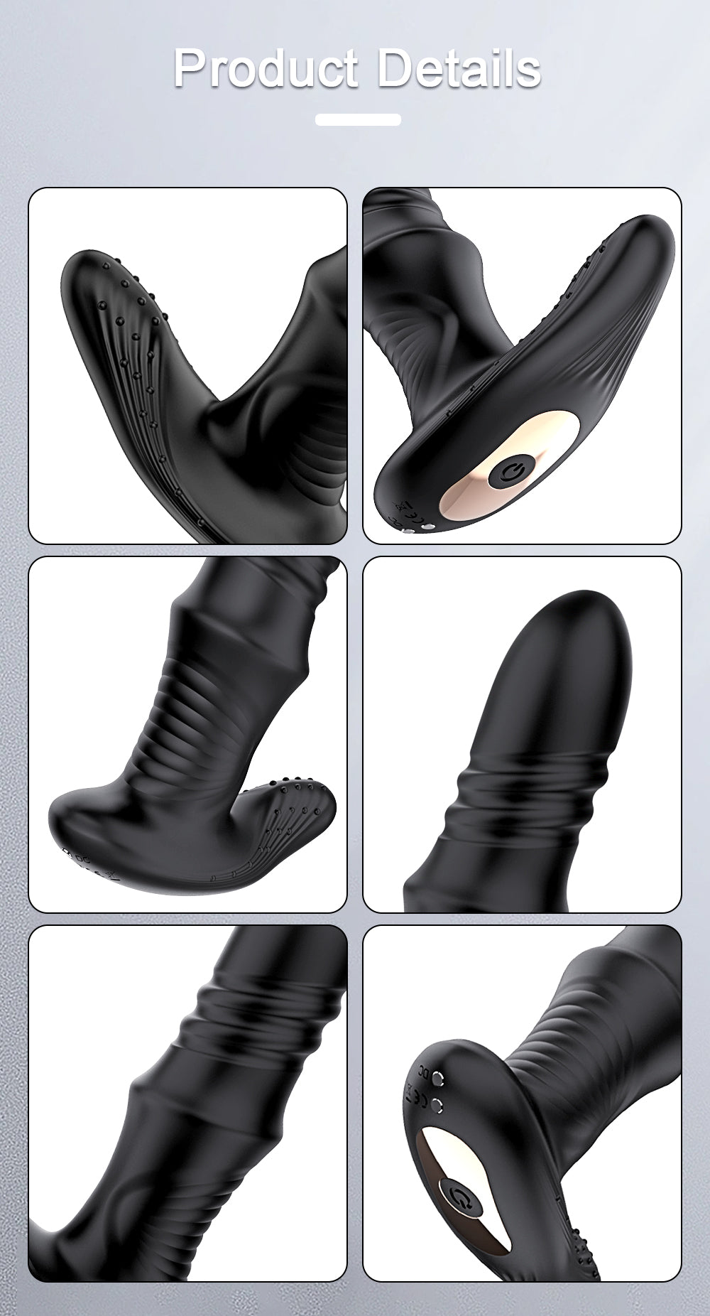 Lovesecret Premium Prostate Massager LS03 – App Controlled - Up & Down - 9 Thrusting / Vibration Modes