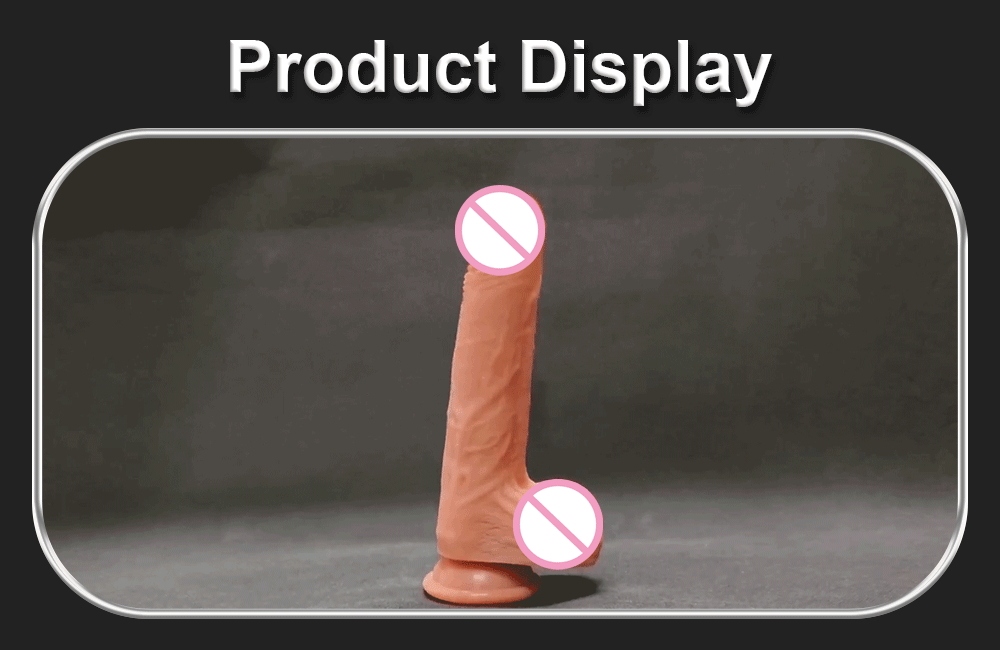 Lovesecret Premium – LS04 – Realistic Vibrator with Big Balls – App-Controlled - Up & Down / Heated / Thrusting / Shaking Modes – Flesh Color