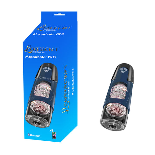 Lovesecret Premium LS05 - Masturbator Pro – App-Controlled Mega Rotating - Up Down - Vibrating Cup