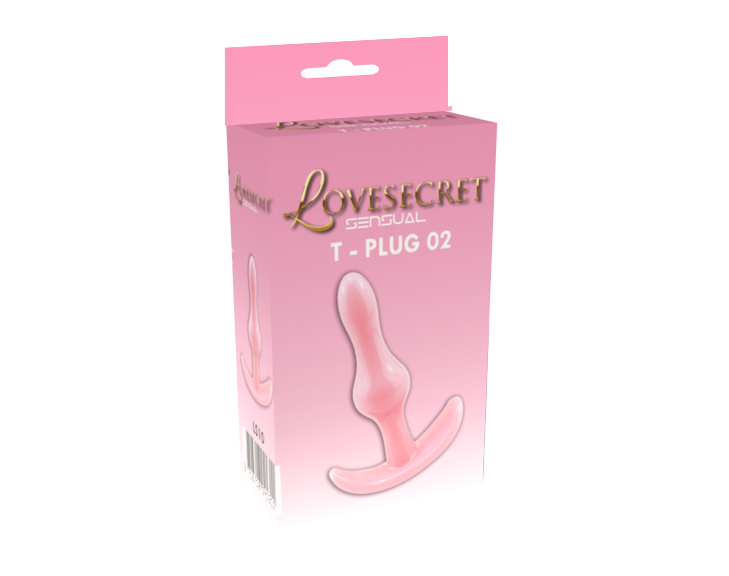 Lovesecret Sensual - LS10 - T-Plug 02 - Anal Plug Pink - 8,5 Cm / 3,5 Inch