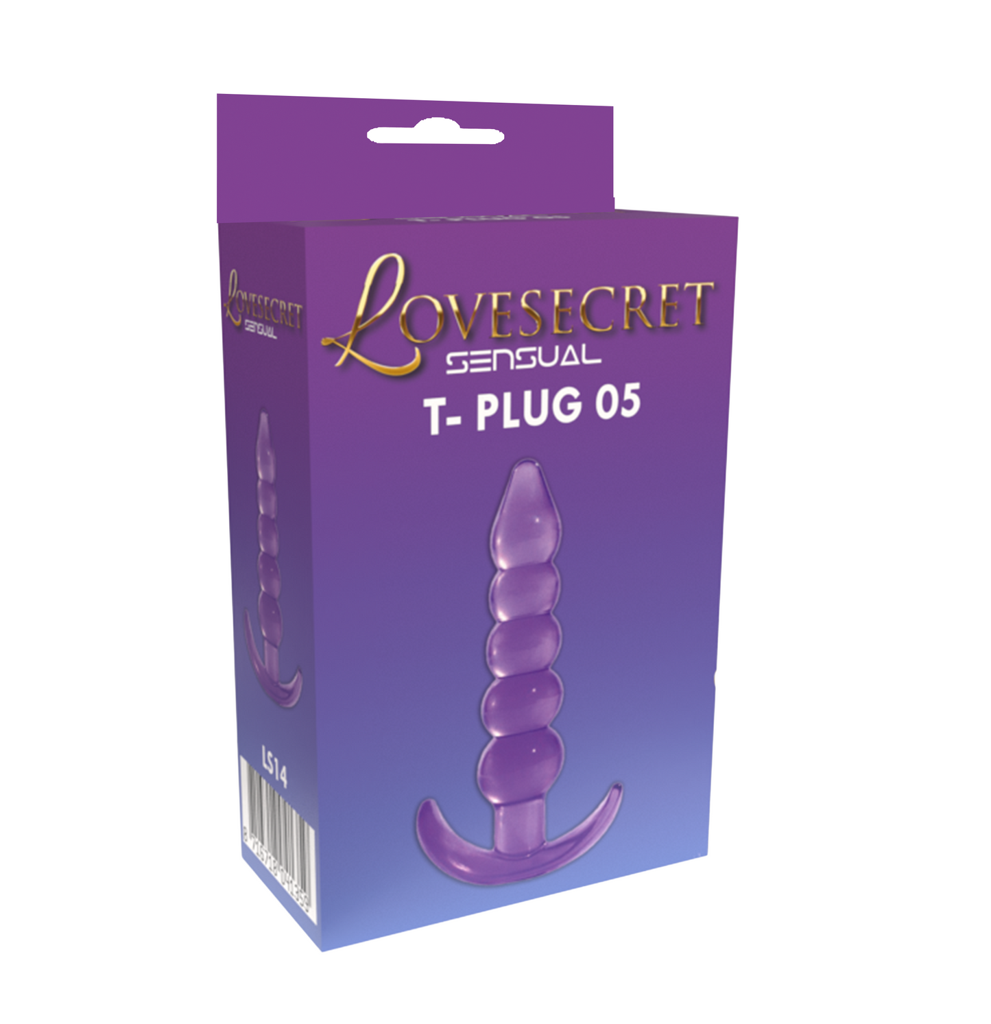 Lovesecret Sensual - LS14 - T-Plug 05 Purple - Anal Plug 12 cm / 4.7 inch