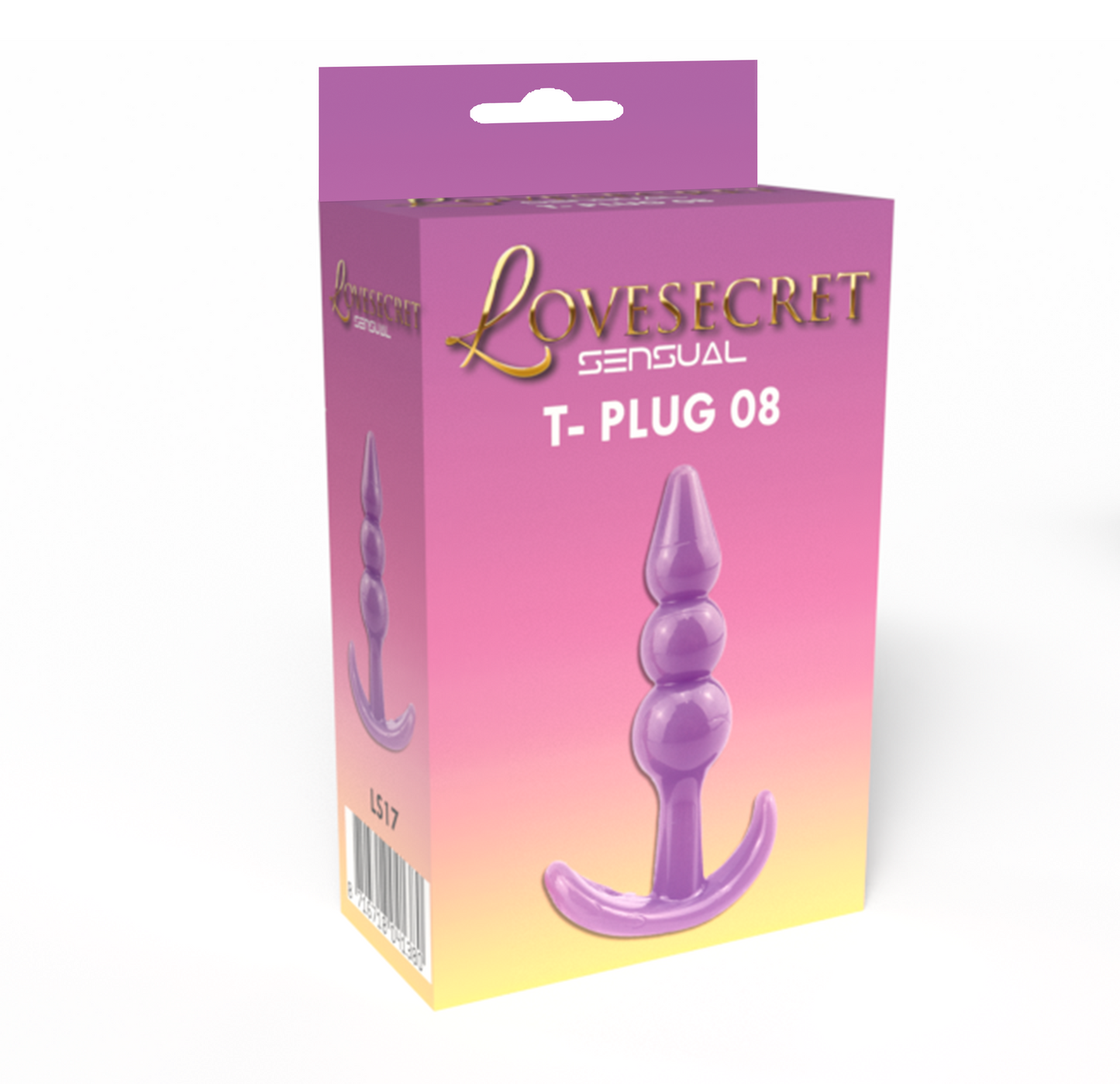 Lovesecret Sensual - LS17 - T-Plug 08 Purple - Anal Plug 9.3 cm / 3.9 inch