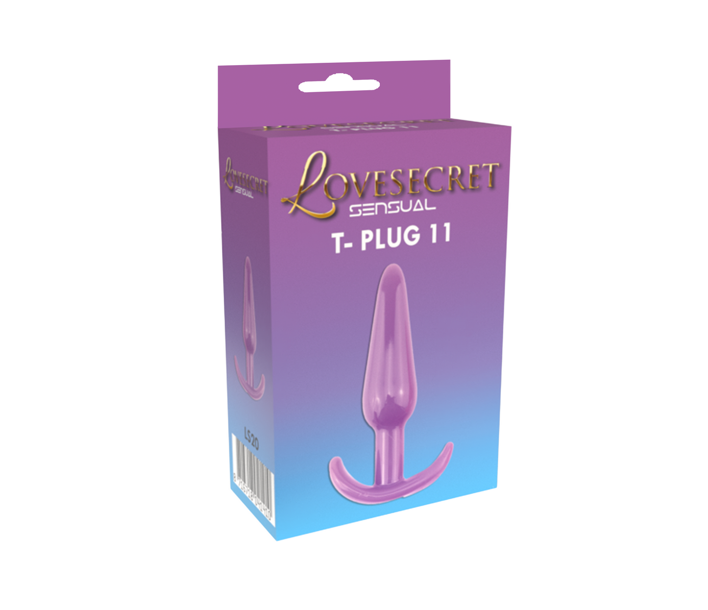 Lovesecret Sensual - LS20 - T-Plug 11 - Anal Plug Purple - 12,3 CM / 4,8 Inch