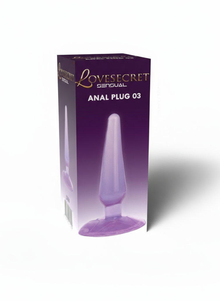 Lovesecret Sensual - LS29 - Anal Plug 03 Purple - Suction Cup - 11 Cm / 4,3 Inch