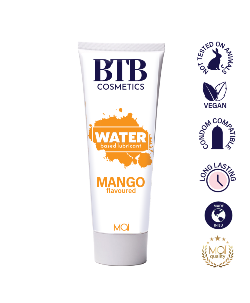 BTB Cosmetics Vegan Mango Water Based Lubricant 100 ML - LT2408