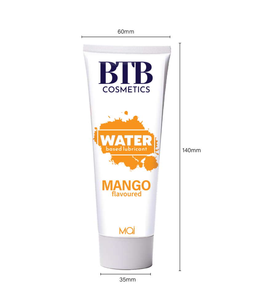 BTB Cosmetics Vegan Mango Water Based Lubricant 100 ML - LT2408