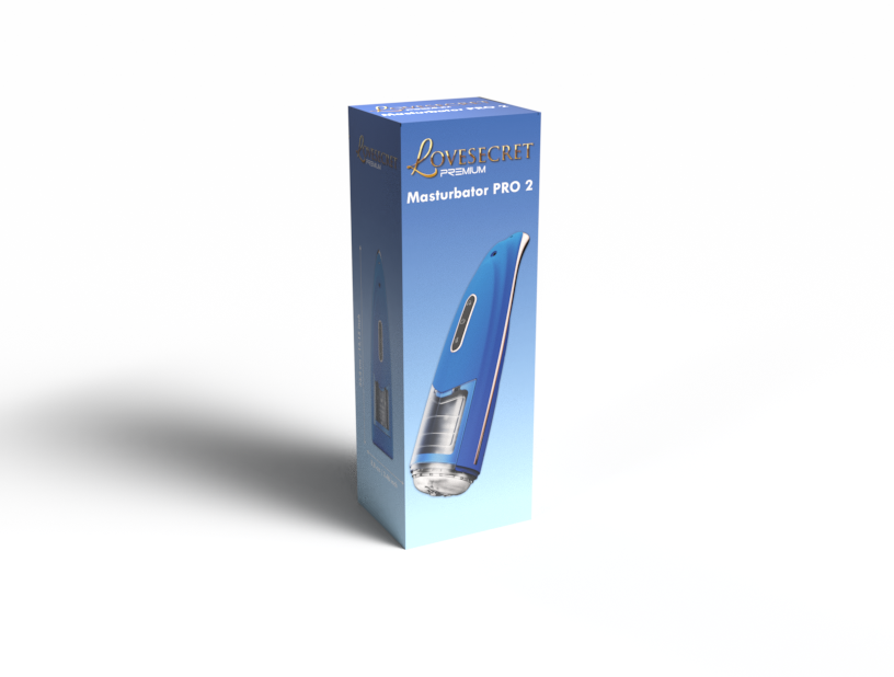 Lovesecret Premium - LS06 - Masturbator Pro 2 Blue - Mega Size Up/Down / Rotating - Rechargeable -