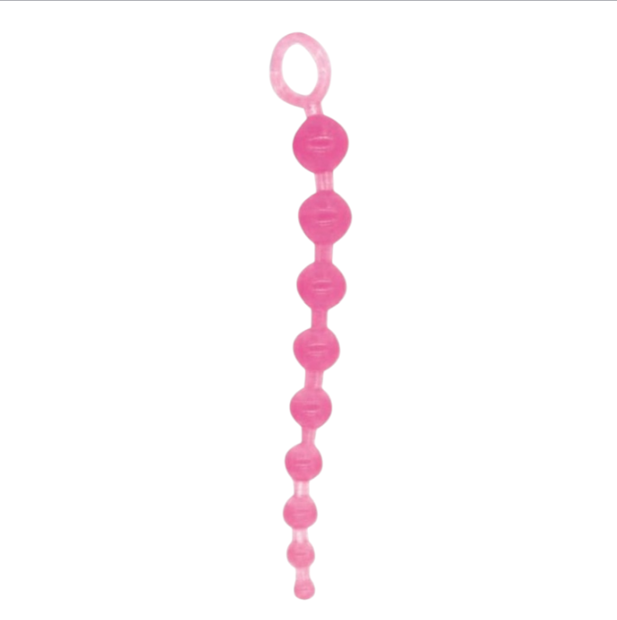 Lovesecret Sensual - LS25 - Anal Beads Pink - 30 cm / 11.8 inch, Max Ø 3.5 cm / 1.4 inch