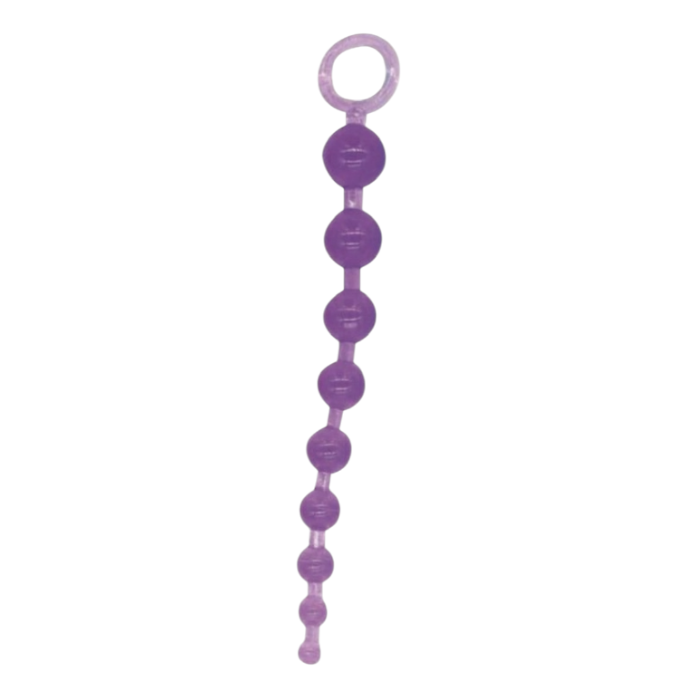 Lovesecret Sensual - LS26 - Anal Beads Purple - 30 cm / 11.8 inch, Max Ø 3.5 cm / 1.4 inch