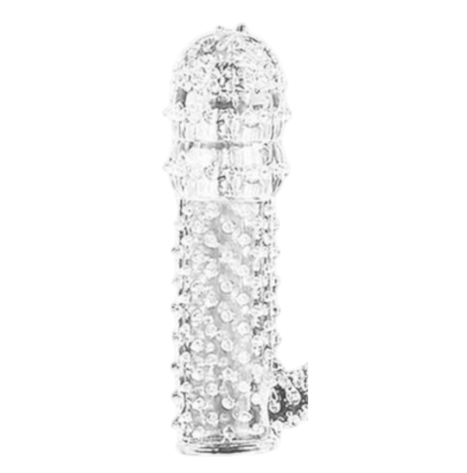 Lovesecret Sensual - LS37 - Cock Sleeve 01 - Clear Penis Sleeve Ribbed - Length 12,5 CM/ 4.9 Inch