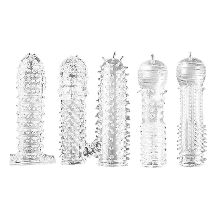 Lovesecret Sensual - LS37 - Cock Sleeve 01 - Clear Penis Sleeve Ribbed - Length 12,5 CM/ 4.9 Inch