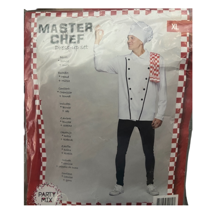 Kinky Master Chef Costume – Naughty Adult Dress-Up Set