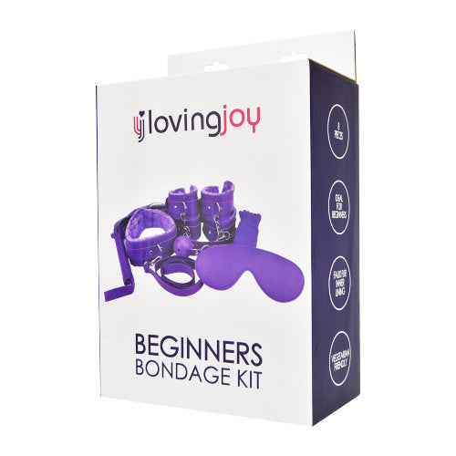 Loving Joy - Bondage Kit Purple - N11589 - 8 Pieces Bondage Set - BDSM Bondagebox