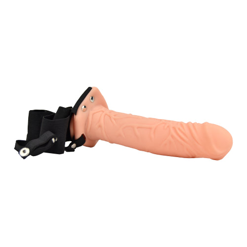 Loving Joy - 8 Inch Hollow Strap On Vanilla - 20 Cm - N11680