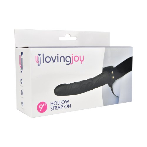 Big SIze 9 Inch Hollow Silicone Strap On - Length 22,8 CM - N11681