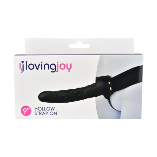 Big SIze 9 Inch Hollow Silicone Strap On - Length 22,8 CM - N11681