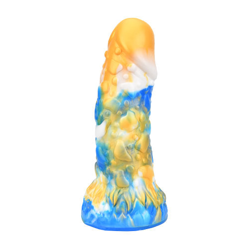XXLTOYS Dwarf Dildo- N11771 - Multi Colour Dildo Blue /Gold / White Dildo - Huge Length 21 CM