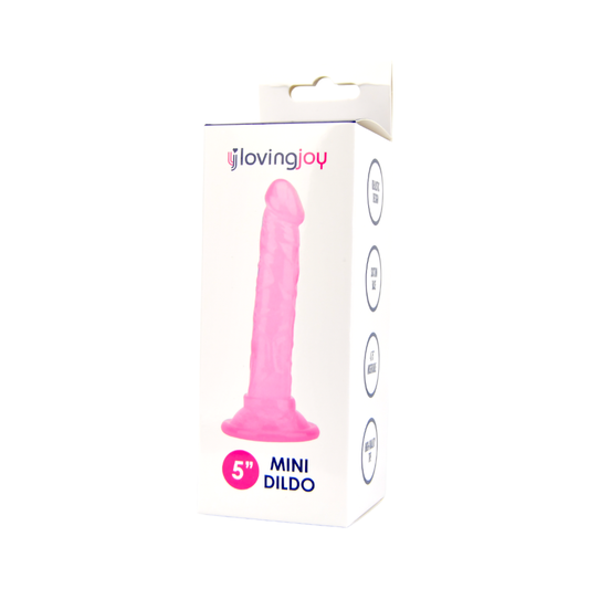 Loving Joy - Realistic Mini Dildo Pink - 5 Inch / 12 Cm Insertable - Length 15 CM  dia 2,5 cm - N11938