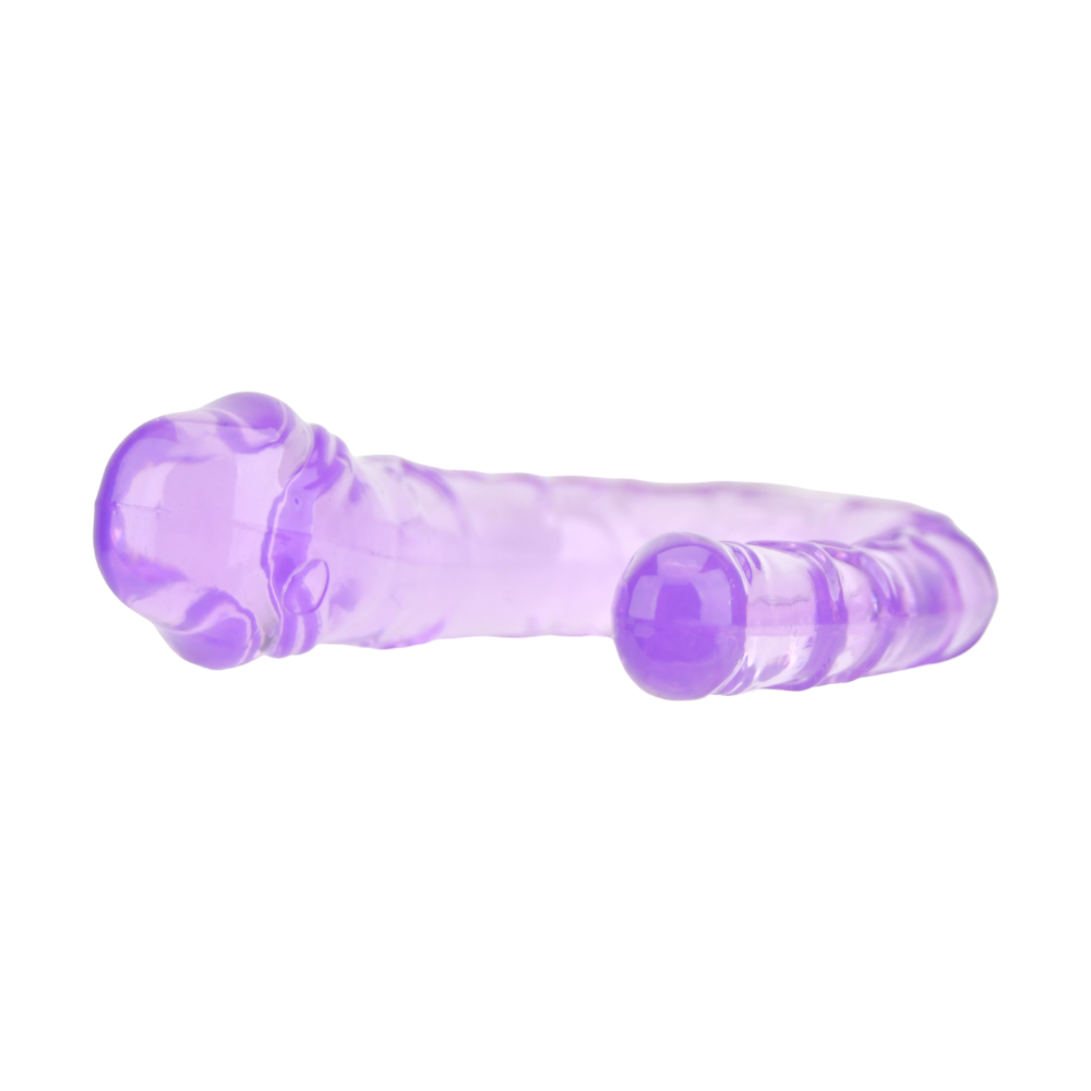 Double Dildo Jelly Purple - 28 CM - N11952