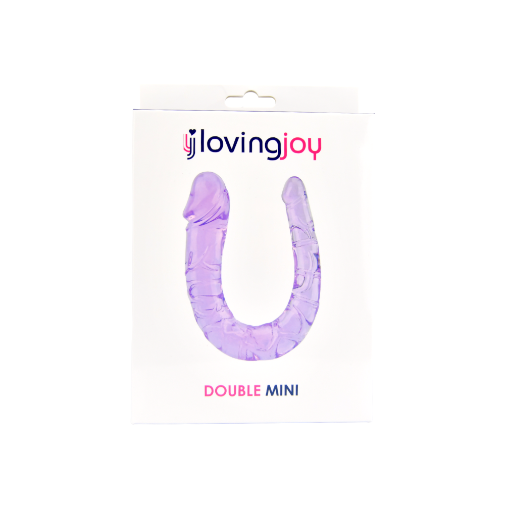 Loving Joy - Double Dildo Jelly Purple - 28 CM - N11952