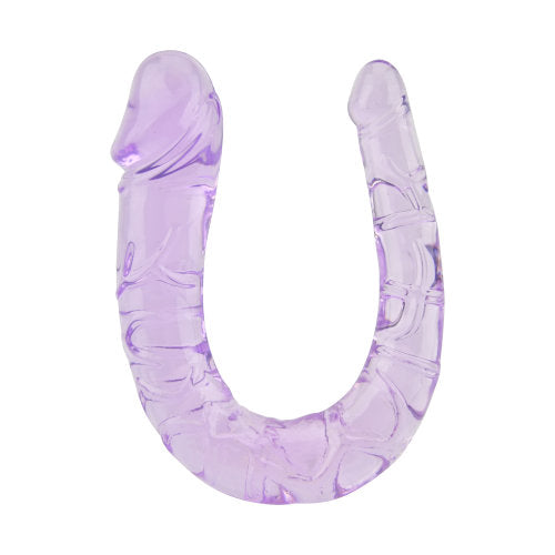 Double Dildo Jelly Purple - 28 CM - N11952