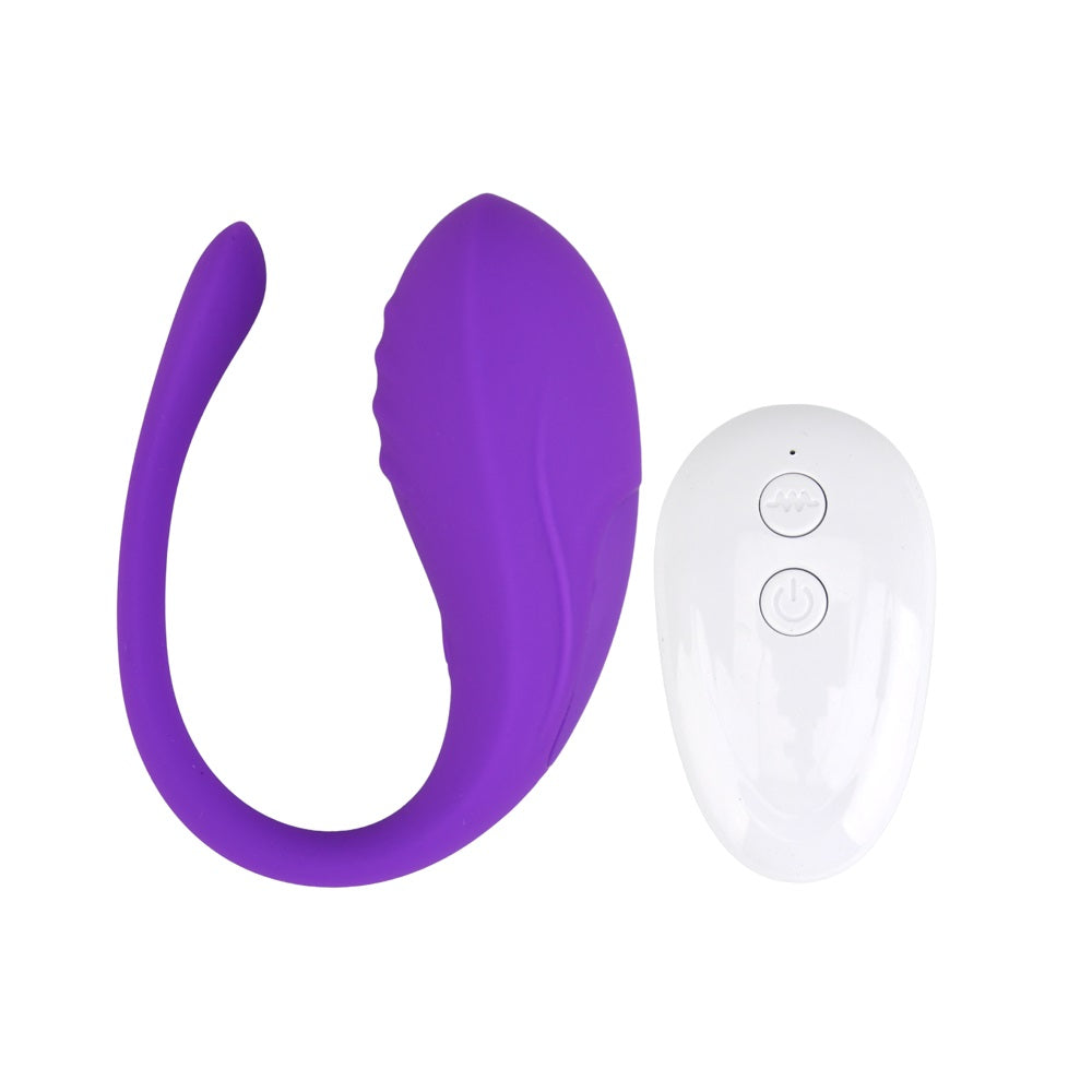 Remote Control Vibrating Love Egg - USB - Purple - N12022