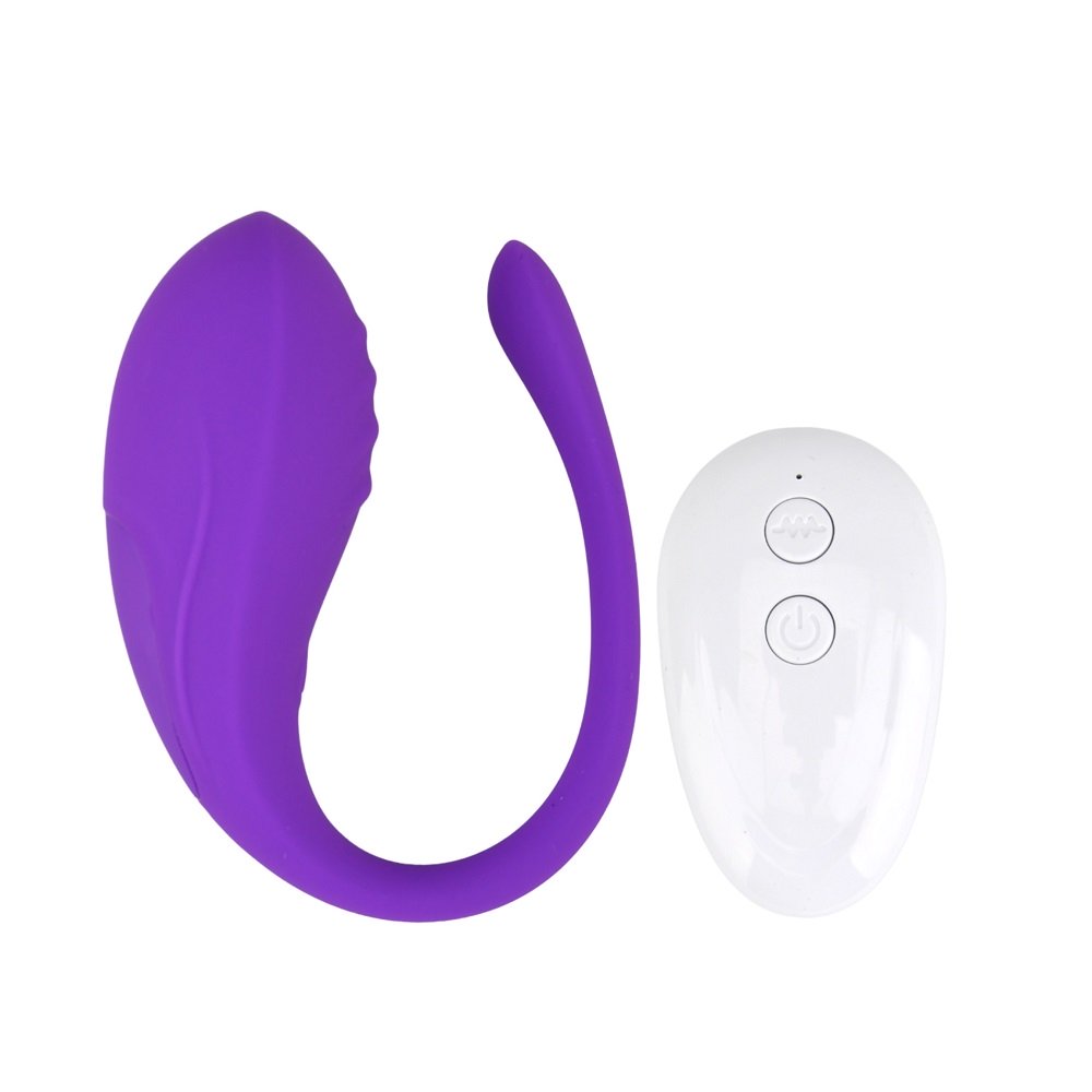 Remote Control Vibrating Love Egg - USB - Purple - N12022