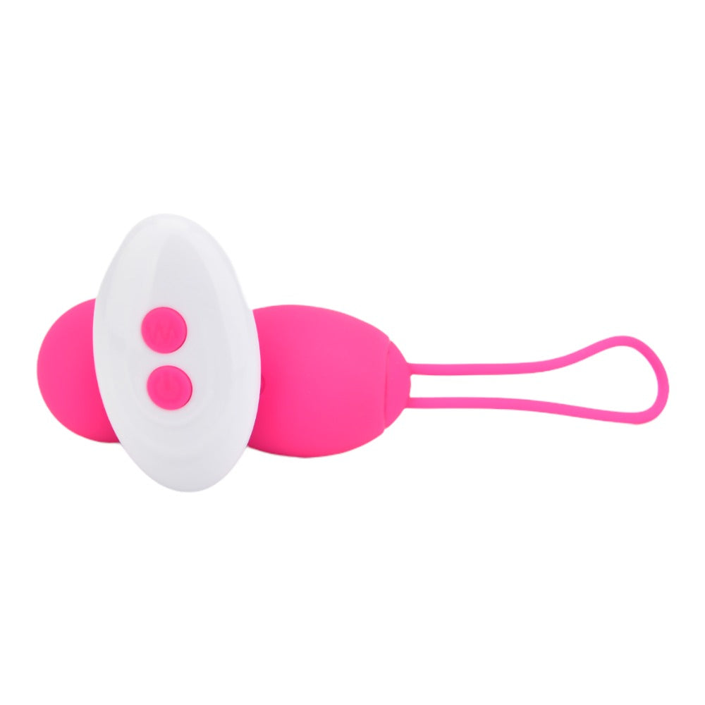 Remote Control Vibrating Kegal Balls - USB - Pink - N12023