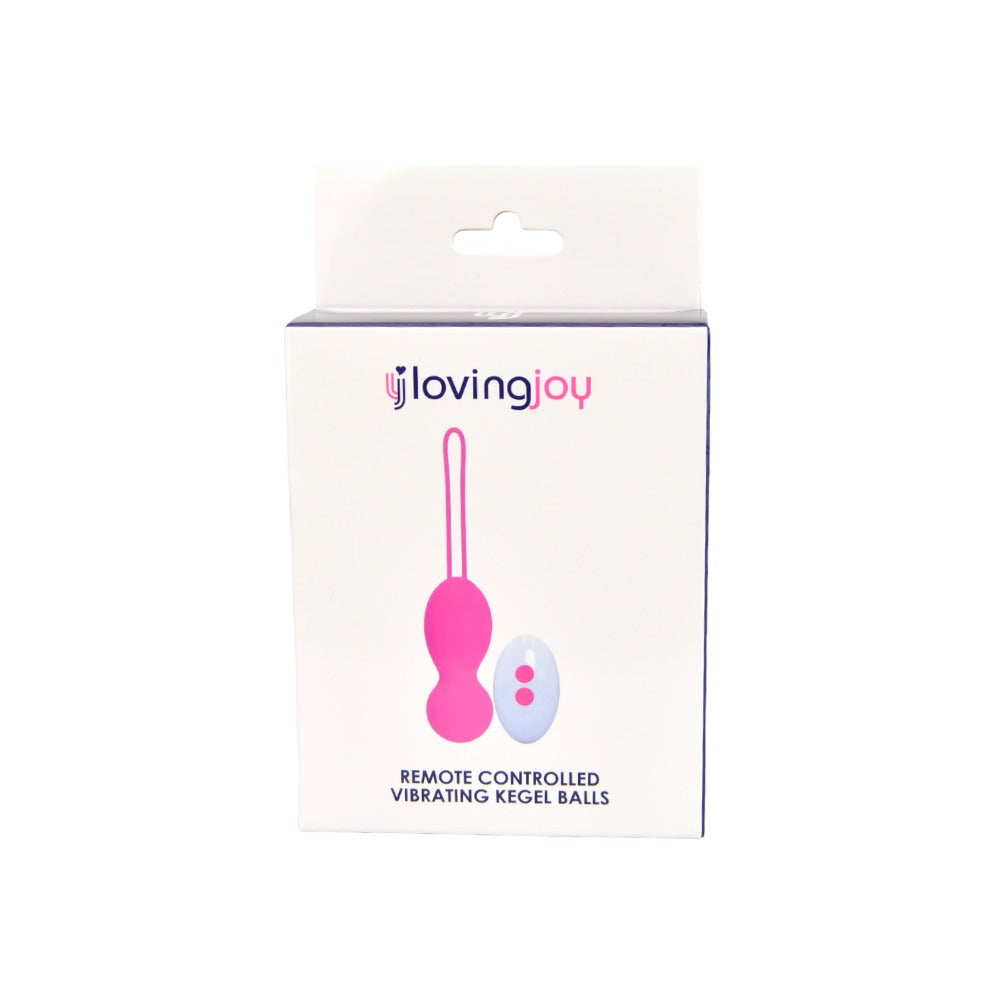 Remote Control Vibrating Kegal Balls - USB - Pink - N12023