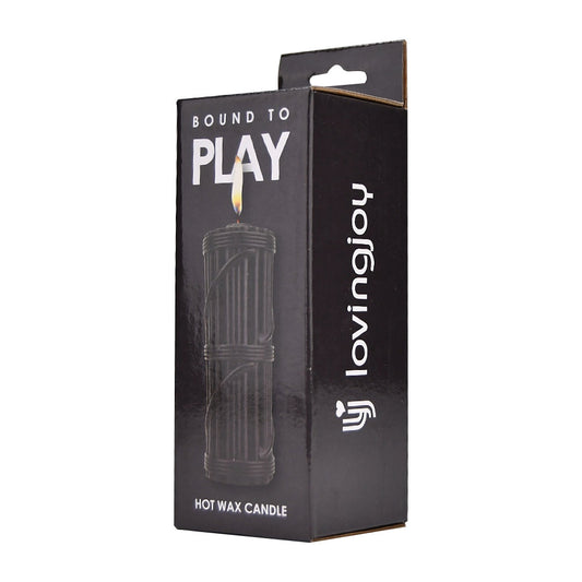 Bound to Play - N12143 - Hot Wax Candle Black Candle Low Temperature