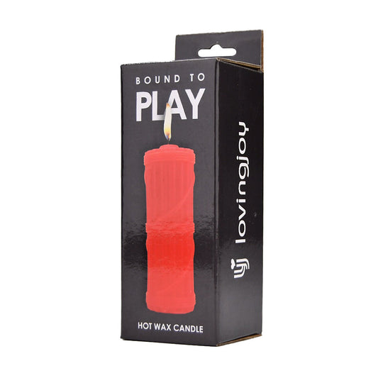 Bound to Play - N12144 - Hot Wax Fat Candle Red Candle Low Temperature