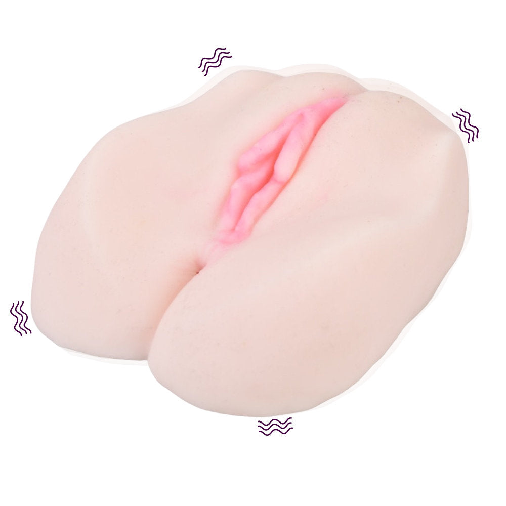 Pussy & Ass Vibrating Masturbator Kylie - 700 Gram - N12158