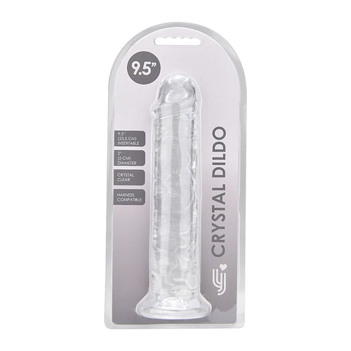 Loving Joy - 9.5 Inch Insertable Clear Realistic Dildo With Suction Cup - 25,5 CM - N12185