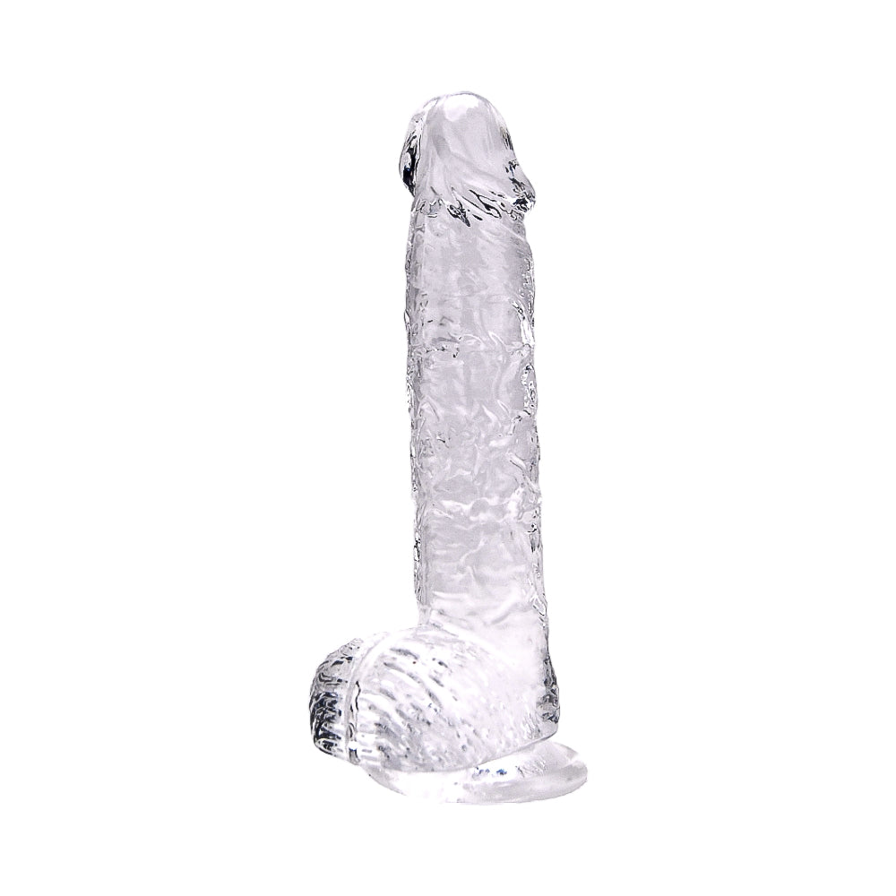 Loving Joy - 9 Inch Insertable Clear Realistic Dildo With Balls - 24 CM - N12188