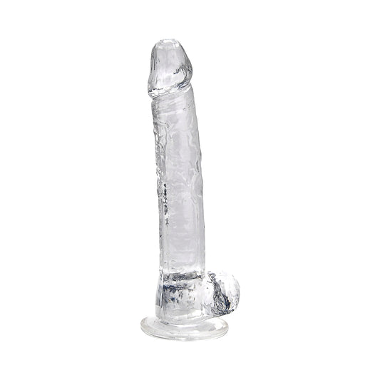 11 Inch Clear Realistic Dildo With Balls - 28 CM - N12189