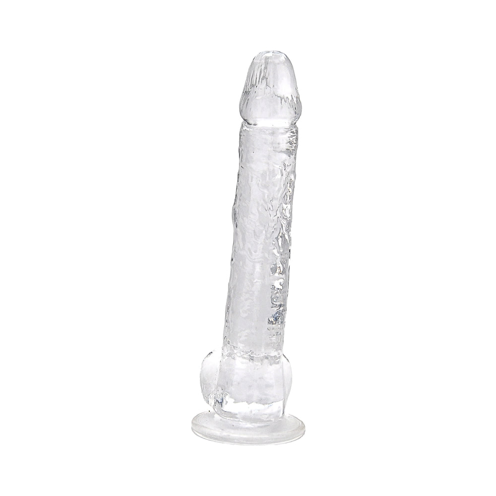 11 Inch Clear Realistic Dildo With Balls - 28 CM - N12189