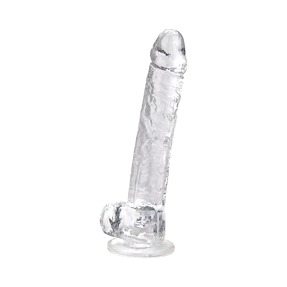 11 Inch Clear Realistic Dildo With Balls - 28 CM - N12189