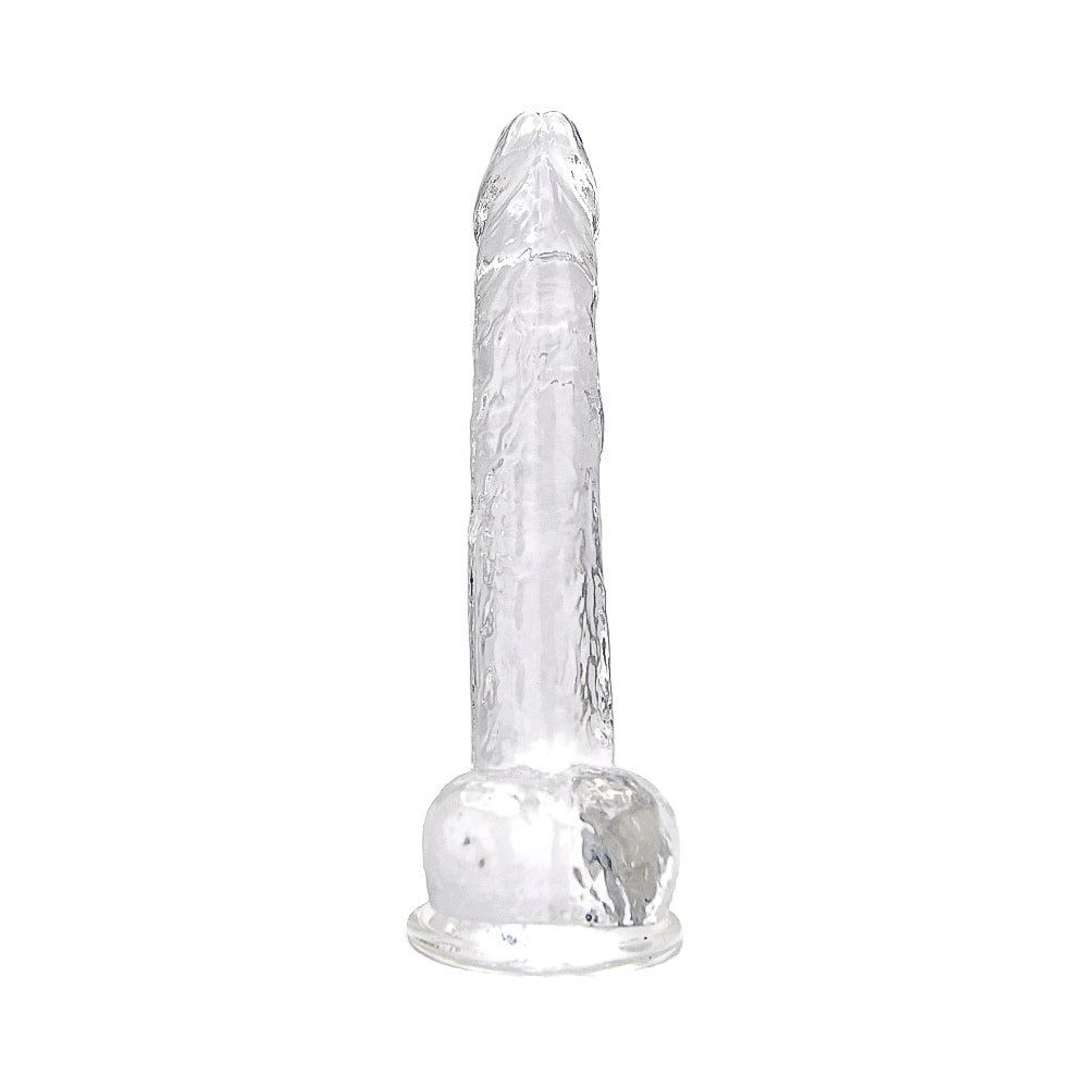 11 Inch Clear Realistic Dildo With Balls - 28 CM - N12189