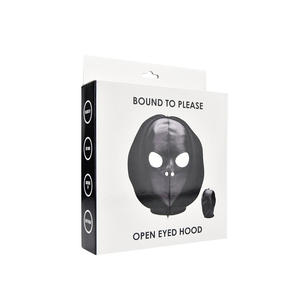 Bondage Mask Open Eyed Hood Mask - N12242