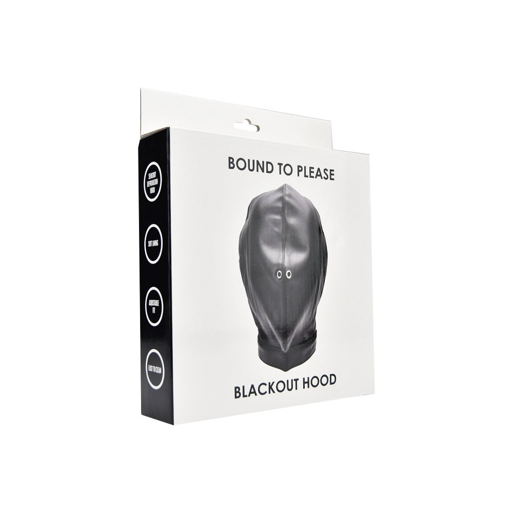 Bondage Mask Blackout Hood - N12243