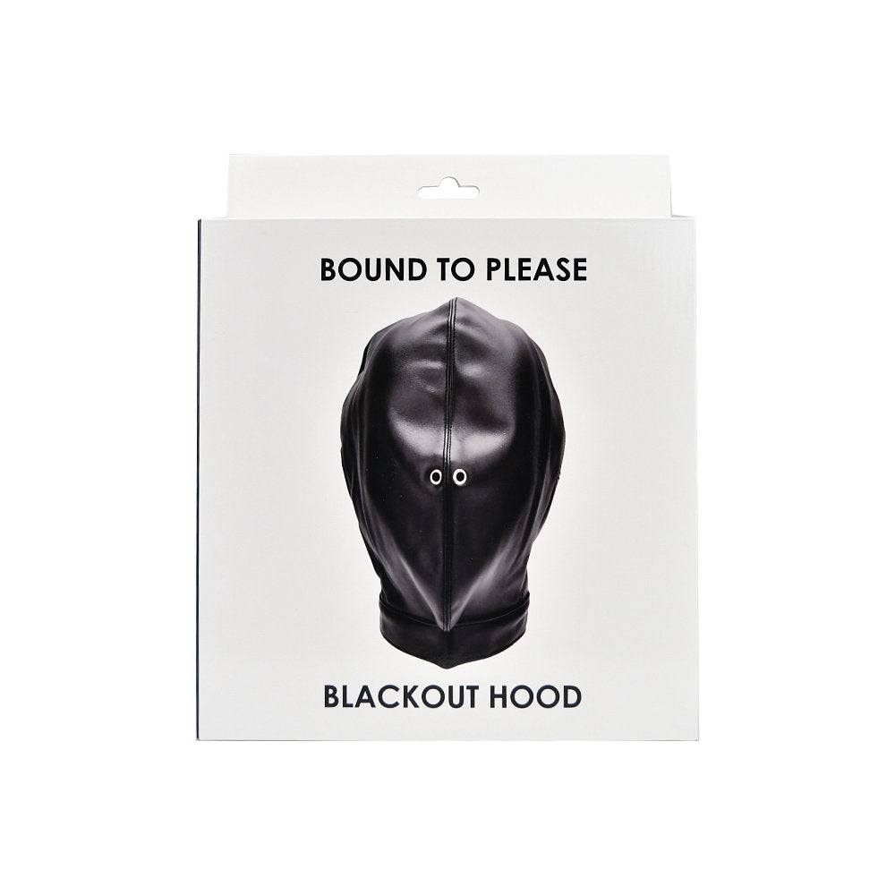 Bondage Mask Blackout Hood - N12243