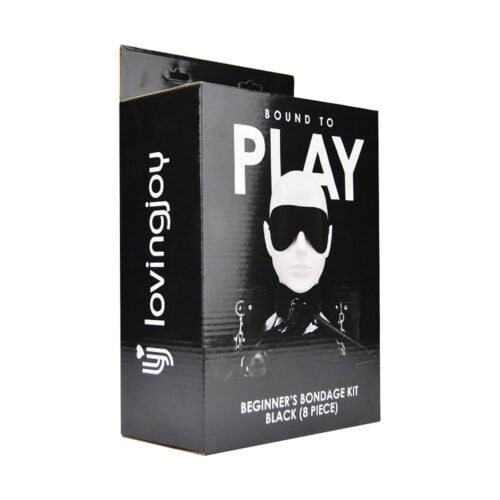 Bondage Set 8 Piece Pink - N12280- BDSM Bondageset