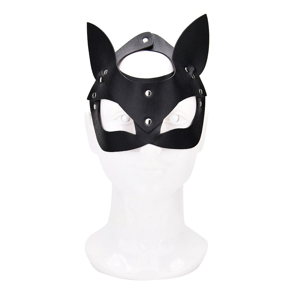 Black Mask Kitty Cat Face - N12283 - Bondageset