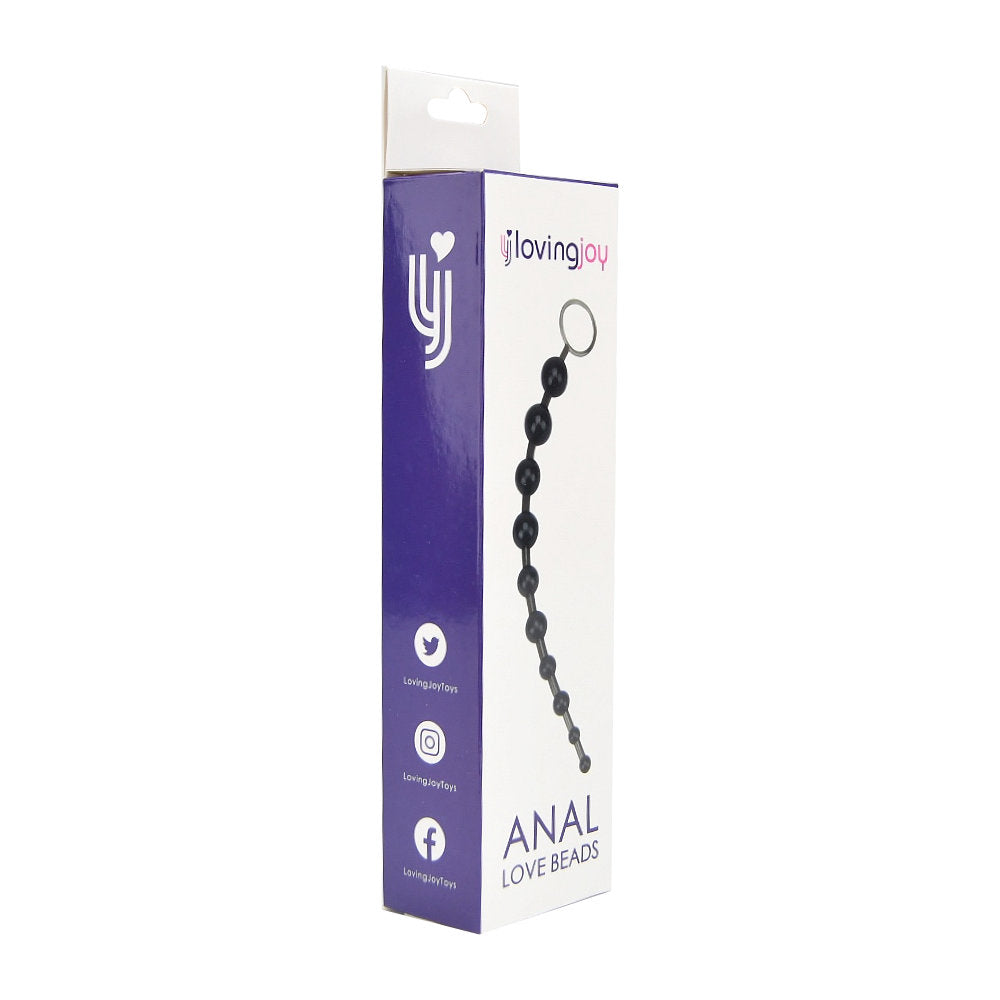 Anal Love Beads - Black - 32 CM - N8440