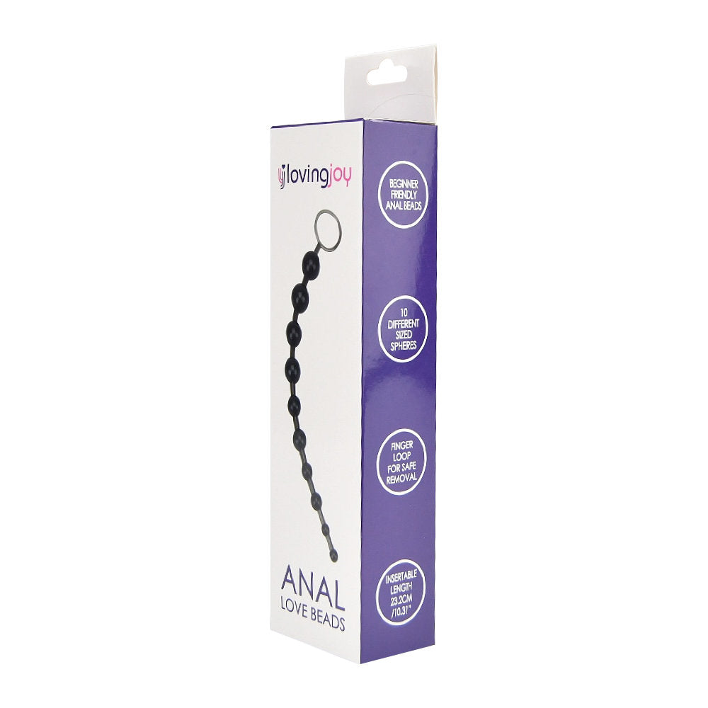 Anal Love Beads - Black - 32 CM - N8440